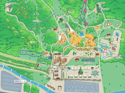 临夏景区手绘地图在紧急疏散与救援中的重要作用 ？
